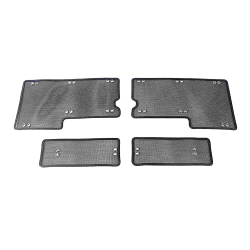 QASULER For Jetour, for X70 Plus X70plus 2021 2022 2023, grilles avant filet anti-insectes couvercle de protection du condensateur radiateur maille sable Grille de protection pour voiture(2023 Model)