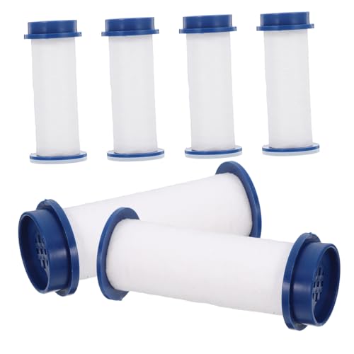 jojofuny 6pcs Core Shower Filter Replacement Filtering Tool for Shower High Elasticity Traps Debris Clean Water Compatible Various Sprinkler