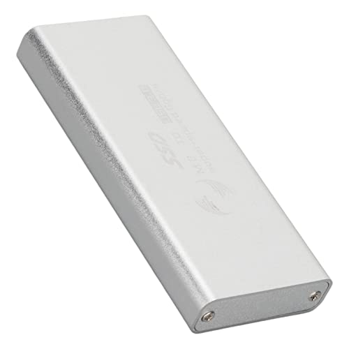 Gabinete para SSD M a USB 3.0 de aluminio plata miniatura 5