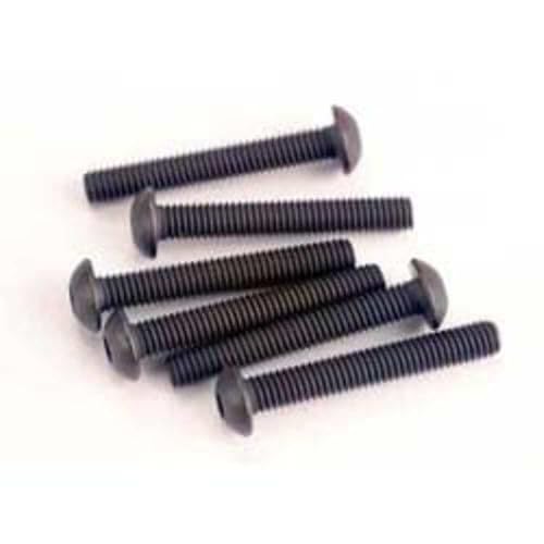 Traxxas 2580 Hex-Drive Button-Head Machine Screws, 3x20mm (set of 6)