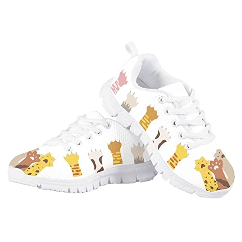 Suobstales Kids Sneakers Running Tennis Shoes Lightweight Breathable Sport Athletic for Boys Girls Size 28-34