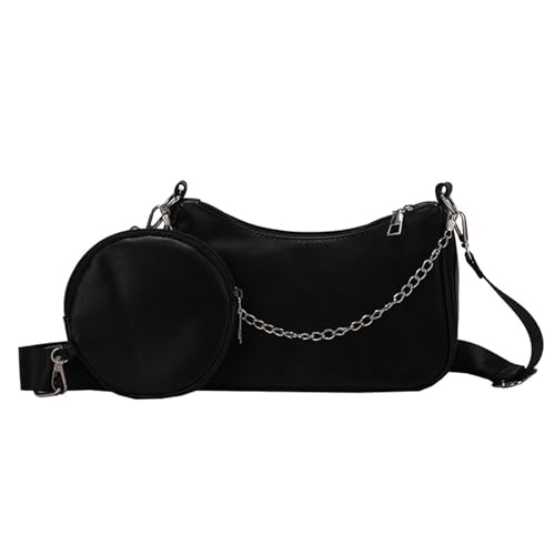 Umhängetasche Damen Handtasche, Umhängetasche Tasche, y2k Shoulder Bag, 90er Jahre Umhängetasche Damen, Handtasche Vintage für Frauen Dating Reisen Party Einkaufe (Schwarz-1) Umhängetasche Damen Handtasche, Umhängetasche Tasche, y2k Shoulder Bag, 90er Jahre Umhängetasche Damen, Handtasche Vintage für Frauen Dating Reisen Party Einkaufe (Schwarz-1)