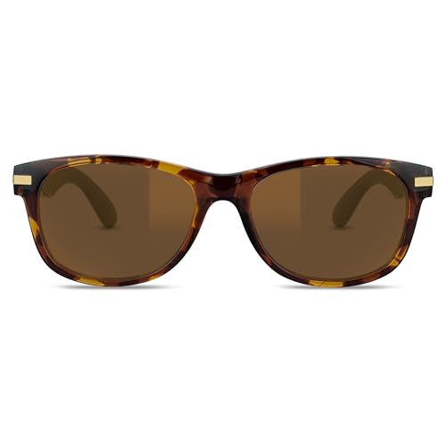 Image of Bnus italy made classic sunglasses corning real glass lens w. polarized option