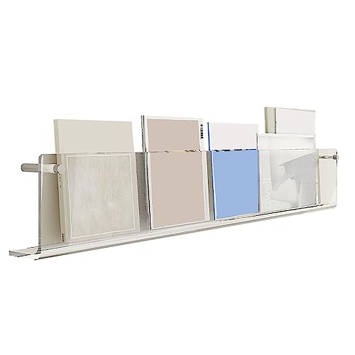 Revistero de Pared de acrílico premium transparente elegante y resistente de 110cm 2