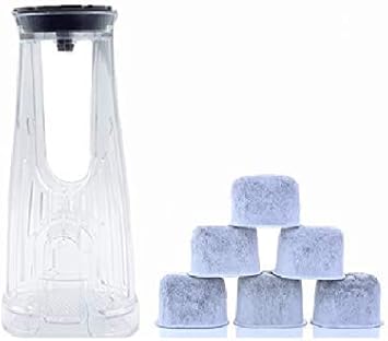 GOLDTONE Replacement Filter Holder for KEURIG 2.0 K200, K250 and K-Compact Coffee Makers Includes 6 Pack of Carbon Water Filters and Filter Stick