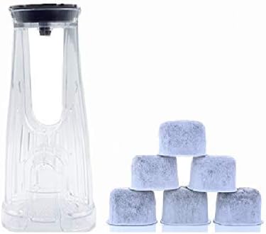 GOLDTONE Replacement Filter Holder for KEURIG 2.0 K200, K250 and K-Compact Coffee Makers Includes 6 Pack of Carbon Water Filters and Filter Stick