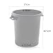 WOLFPACK LINEA PROFESIONAL 10010041 Cubo Basura Plastico Comunidad Con Tapa 50 Litros
