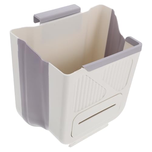 Caneca de basura plegable para cocina y colgar en pared