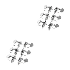 Toyvian 12 Pièces mécaniques de guitare tête de guitare acoustique accordeurs de tête de machine accordeur de guitare acoustique cheville de guitare réglage tuner nez corde de guitare - Les Beatles, Paul McCartney, John Lennon, RIngo Starr, George Harrison