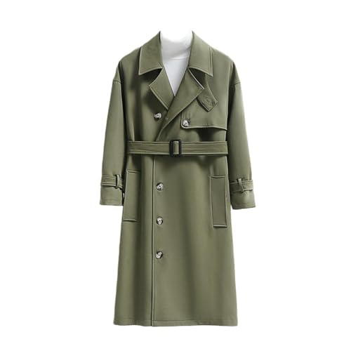 Trench ample homme pour le printemps automne style urbain long