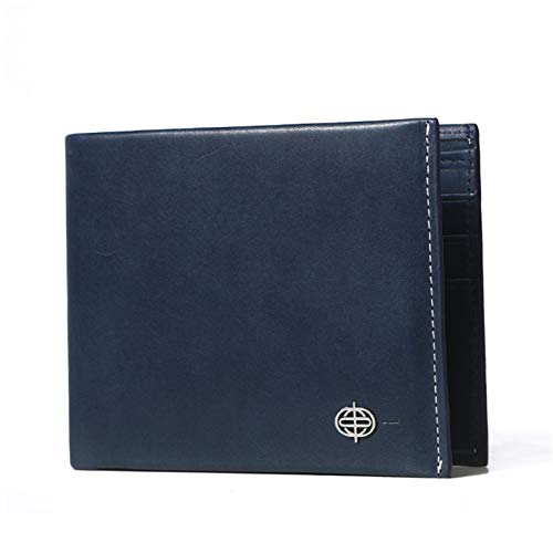 Preisvergleich Produktbild Serious Lamp Intelligente Brieftasche mit Alarm, Bluetooth, Bifold Leder Herren Geldbörse Multifunktionale Portemonnaie mit Anti-Diebstahlschutz für Münzen