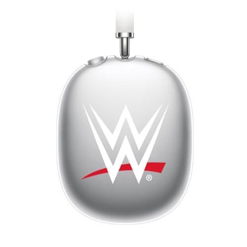 Head Case Designs Officially Licensed WWE Plain White Logo Soft Gel Case Compatible with Apple AirPods Max