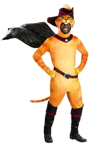 Shrek Puss in Boots Costume for Adults - Officially Licensed Large