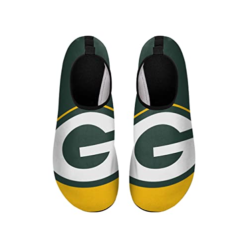 Image of FOCO NFL Mens Nflteam Logo Barefoot Beach Pool Quick-Dry Aqua Yoga Water Shoes