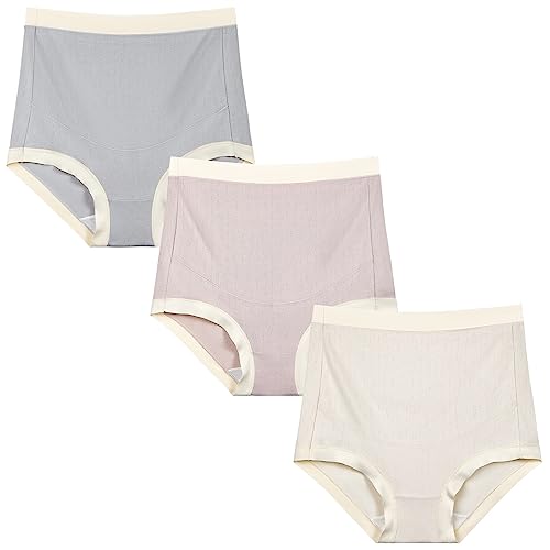 Culottes de grossesse en coton anti-irritation taille haute pour soulager le bas du ventre