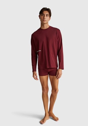 Camiseta de pijama Benetton de hombre transpirable con manga larga 5