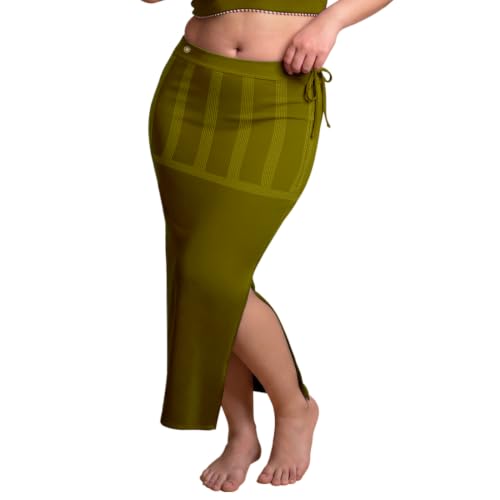 Image of dermawear Women Blended Fabric Saree Shapewear Petticoat (SS-406)