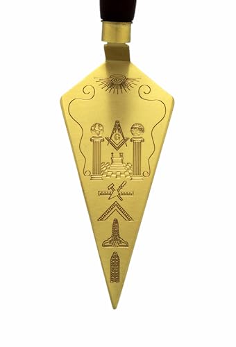 Masonic Freemason Blue Lodge (Gold) Trowel