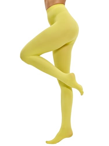 Image of CozyWow Women's 80D Soft Opaque Tights, High Waist Solid Color Womens Tights with 30+ Colors