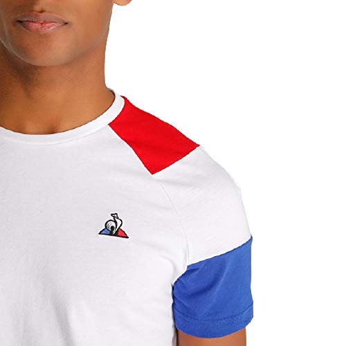Camiseta Le Coq Sportif Bar a Tee Ess Tee SS N°10 Branca Vermelha Cor:Branco/Vermelho;Tamanho:P;Peso