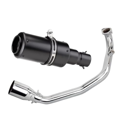 Moto tuyau d'echappement complet compatible Yamaha GY6, kit de silencieux pour moteur 125cc 150cc