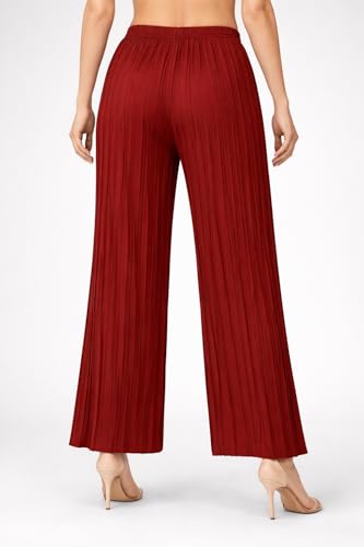Image of Trendz Women's and Girls Cotton Blend Regular Fit Palazzo Pants | Set of 2