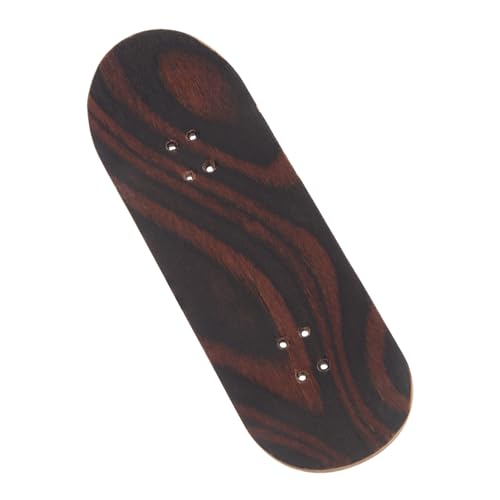 Kisangel Wood Finger Skateboard Deck Ply Maple Replacement Board Smooth Surface for Easy Control Blank Design for DIY Finger
