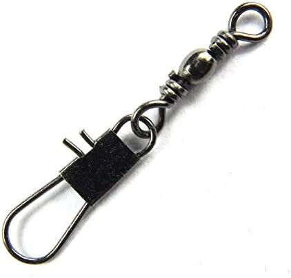 OKVYN Fishing Barrel Swivel with Interlock snap bass Fishing Tackle carp Fishing swivels…