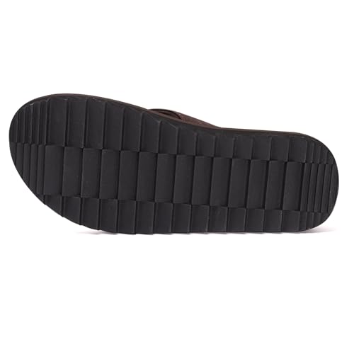 MALIDA Mens Cushion Thong Sandals Beach Flip Flops Outdoor Slippers4