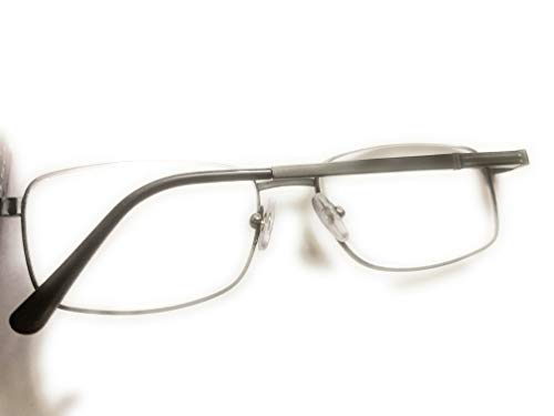 Foster Grant Men's Titanium Reading Glasses T23 Gun +2.00