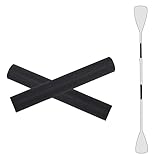 Clydlan Kayak-Paddle-Grips - Non-Slip Grips for Detachable Kayak Paddles, Kayaking Accessories, Prevent Blisters, Enhance Control(Black)