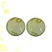 FRCOLOR 2pcs Jade Massage Balls for Self-Massage Tools Muscle Ball Elderly Care Relax Brain Portable Random Color