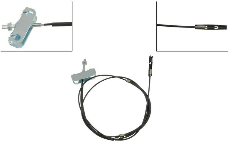1PCS Emergency Parking Brake Cable - Intermediate for Chevrolet Silverado 1500 1999-2004, Silverado 2500 1999-2000, for GMC Sierra 1500 1999-2004, Extended Cab Pickup; 96.0" bed