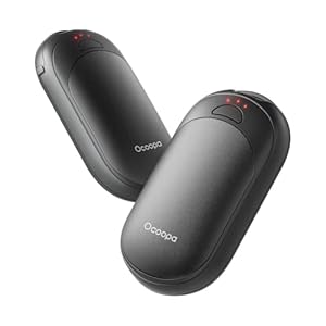 OCOOPA Magnetic Hand Warmers Rechargeable 2 Pack, AI Electric Handwarmers, Fast Heating, 3-Settings, UL Certified, Portable Heater, Gloves Fitting, Travel Essentials, Gifts Women Men, UT3 Lite