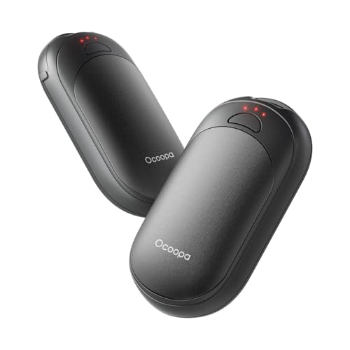 OCOOPA Magnetic Hand Warmers Rechargeable 2 Pack, AI Electric Handwarmers, Fast Heating, 3-Settings, UL Certified, Portable Heater, Gloves Fitting, Travel Essentials, Gifts Women Men, UT3 Lite