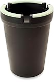 Glow in the Dark Car Ashtray with Lid – Portable, Smoke-Free Design – Durable Plastic, Fits Most Cup Holders – Easy Clean – Perfect for Cars, Trucks, SUVs