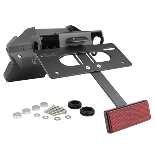 Support plaque arrière moto anti-vibration et cadre bien rangé Multistrada V4