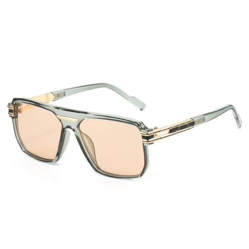 Lunettes de soleil homme protection UV400 grand format style punk