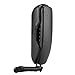 Corded Telephone, Noise Cancelling Wall Mounted Telephone Last Number Redial Anti-Interference Wall Telephone Desktop Landline Phone for Home Office (Black)