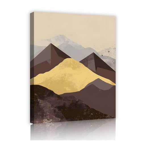 Peinture sur toile montagnes SHENGPOSTER tableau moderne de 45x58cm pour décoration de salon