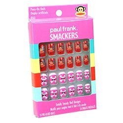Paul Frank Smackers Girls False Fake Press On Nails by Bonne Belle