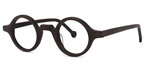 Zeelool Vintage Small Round Blue Light Blocking Eyeglasses Arale Fa0176-03 Burnt Umber #TOP11