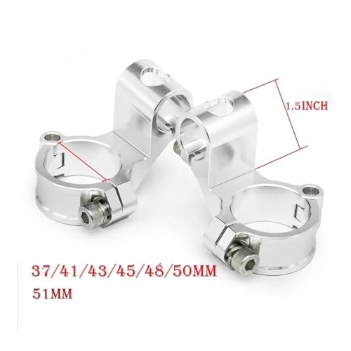 Riser guidon moto clipser réglable or adaptateur rehausseur 37 45 50 mm - 7