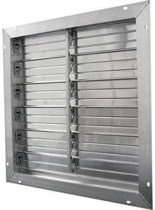 VES 24" Exhaust/Intake Aluminum Shutter (Shutter Only)