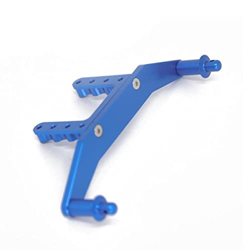 Pistro Aluminum Alloy Rc Truck Front And Rear Body Mounts With Body Posts Clips For 1/10 2Wd Rc Racing Truck Car Model Diy - Blue #TOP4