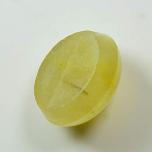 Gemsonclick 11X9 Mm Natural Cat's Eye Stone Cabochon Cut Yellow Oval Loose Gemstone For Making Jewelry #TOP3