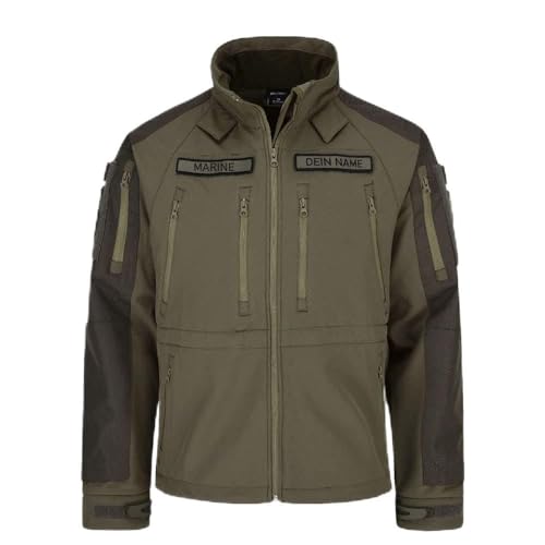 Veste tactique softshell KFOR Kosovo Armée allemande Olive 3XL
