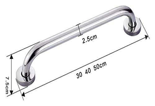 Aldepo Grab Bars Stainless Steel Safety Grab Rails,Toilet Elderly Disabled Children Non Slip Anti-Fall Handle,Polished Finished Wall Mounted Towel Holder (Size : 50Cm) #TOP6
