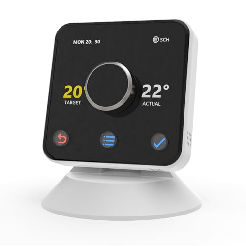HOLACA Stand for Active Heating Thermostat Anti-Slip Stand Heating Thermostat V3/V1 Stand Holder White
