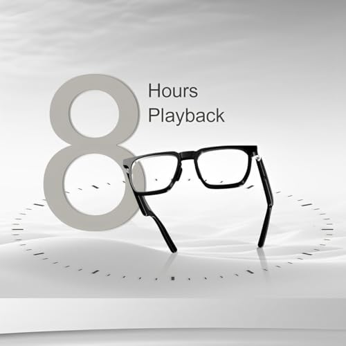 Tunifi G01 Smart Glasses Wireless Bluetooth with Magnetic Charging Hands-Free Calling, Anti-Blue Light, Sport Headset, Eyewear Intelligent... - Image 3